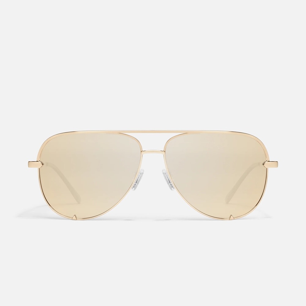 Quay High Key Gold Polarized sunglasses. NWT